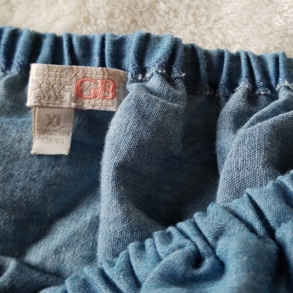 Gianni Bini Chambray Eyelet Crop Top - Picture 7 of 7